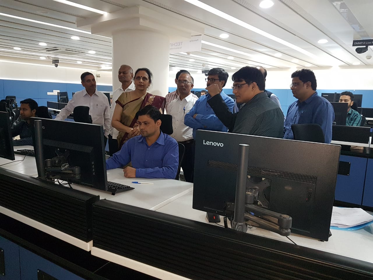 State Health Secretaries visit to DMMP-II Command and Control centre